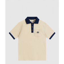 구찌 면 폴로 셔츠