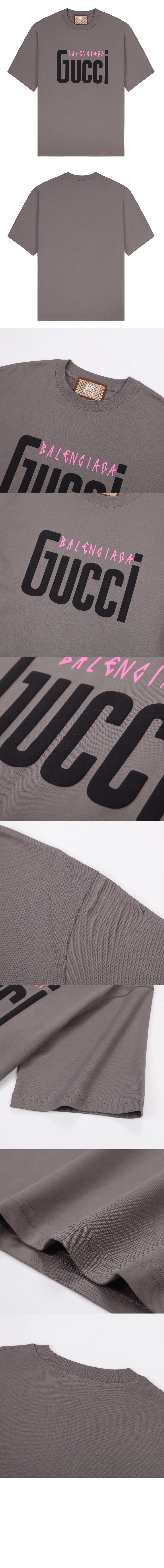 구찌 로고 프린트 반팔