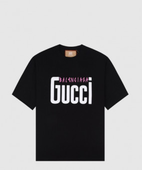 구찌 로고 프린트 반팔