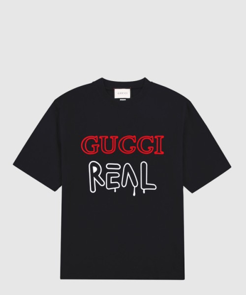 구찌 로고 프린트 반팔