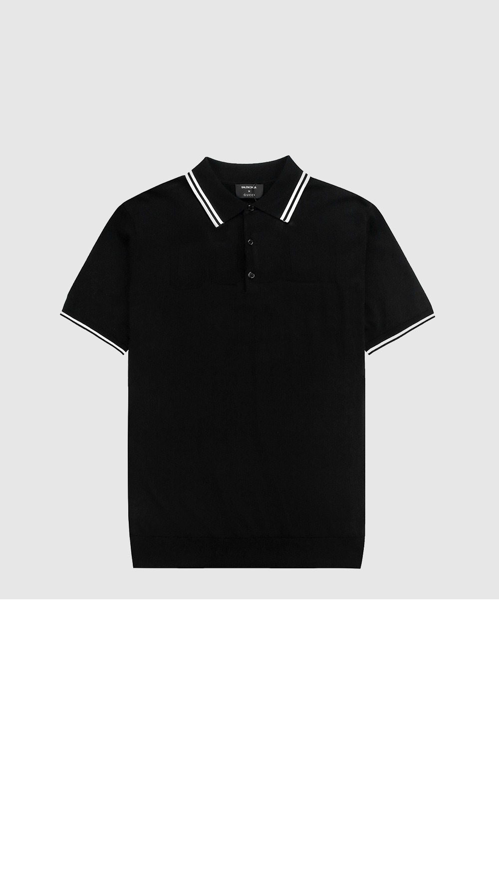 구찌 면 폴로 셔츠