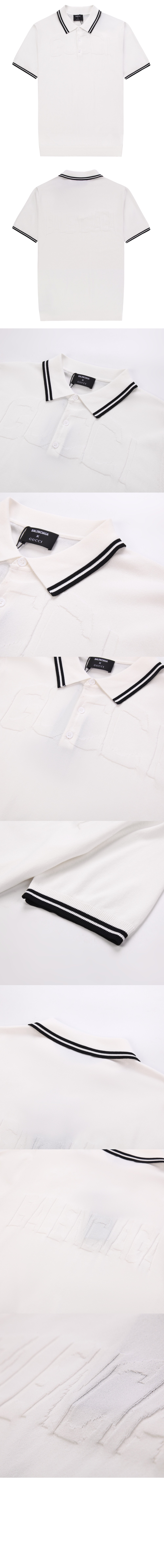 구찌 면 폴로 셔츠