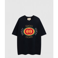 구찌 프린트 면 티셔츠