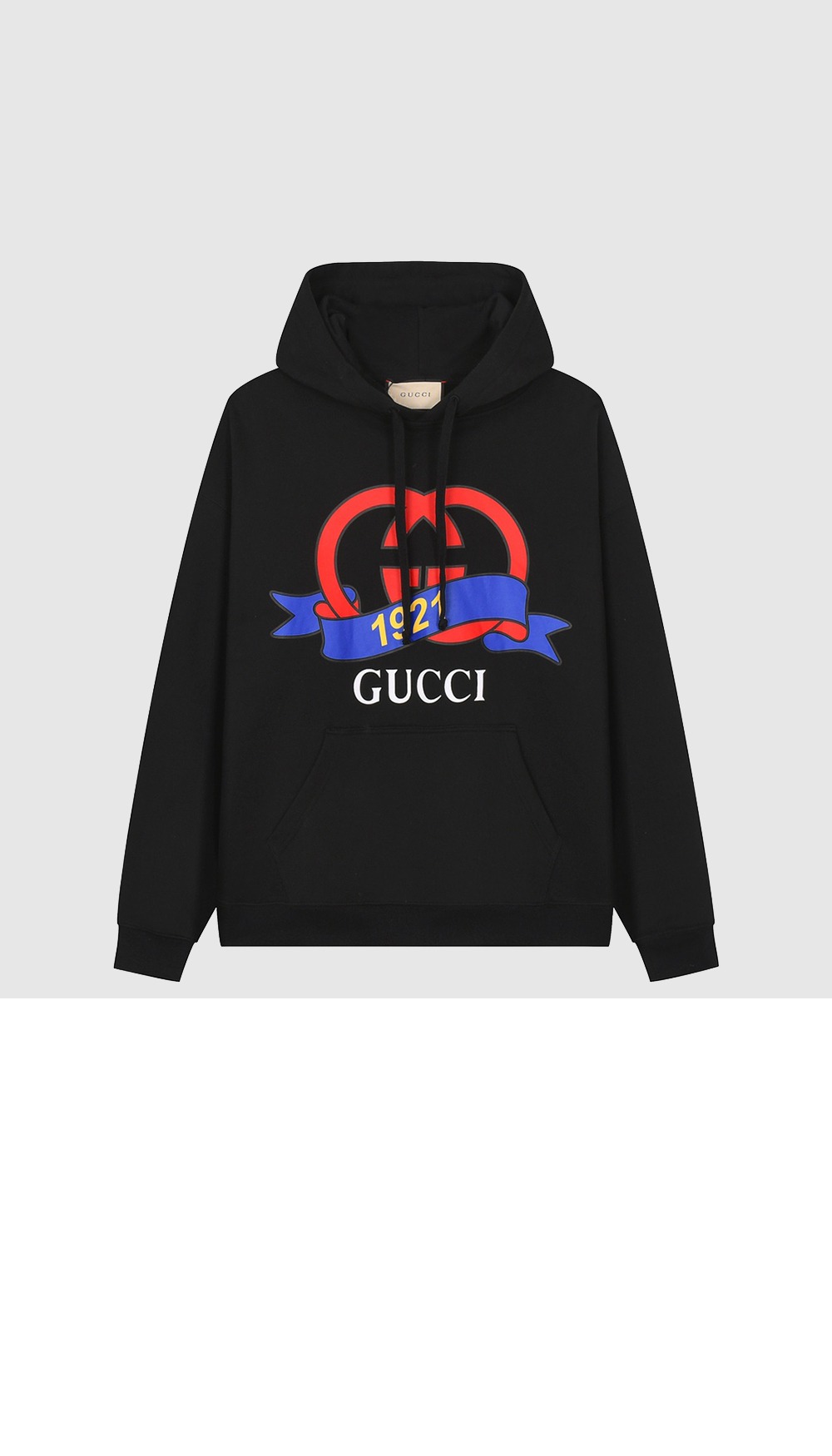 구찌 로고 프린트 면 톱