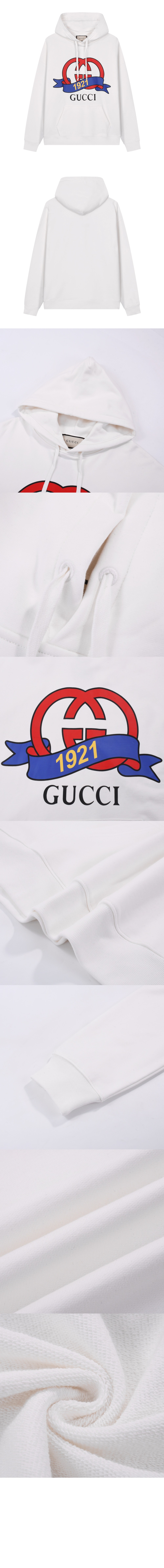 구찌 로고 프린트 면 톱