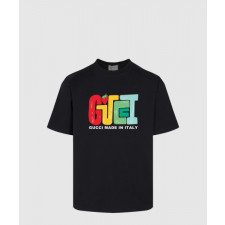 구찌 프린트 면 티셔츠