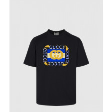 구찌 프린트 면 티셔츠