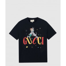 구찌 로고 프린트 반팔