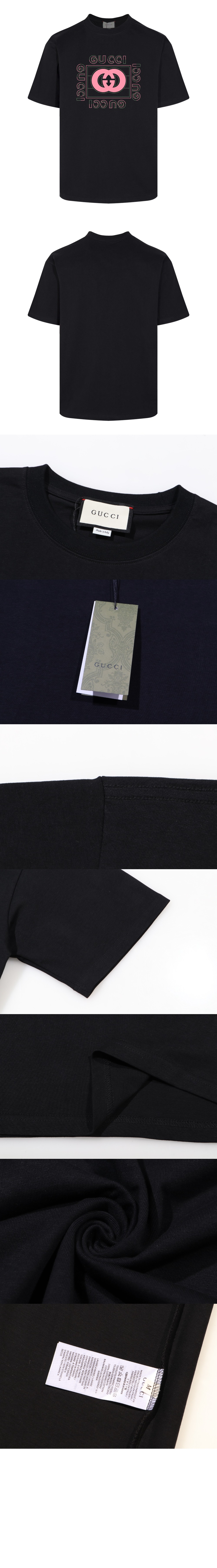 구찌 로고 프린트 반팔