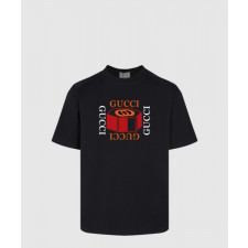 구찌 프린트 면 티셔츠