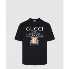 구찌 프린트 면 티셔츠