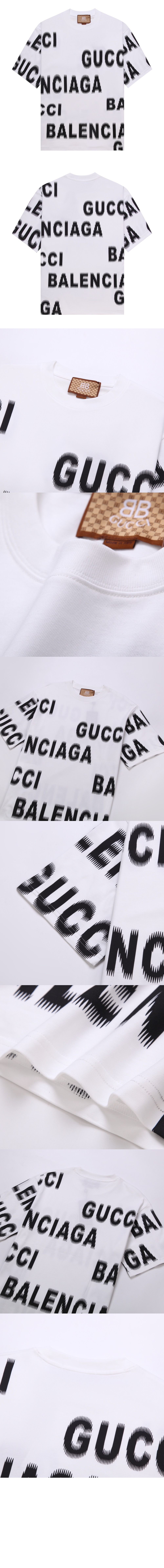 구찌 로고 프린트 반팔