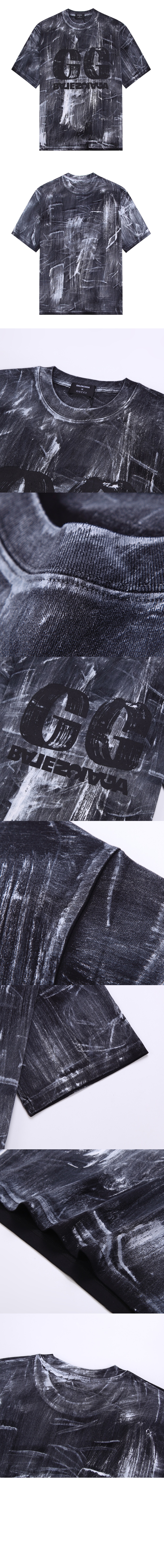 구찌 로고 프린트 반팔