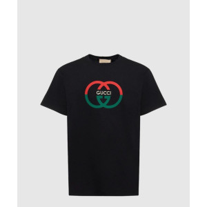 구찌 로고 프린트 반팔