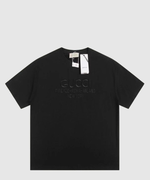 구찌 면 티셔츠