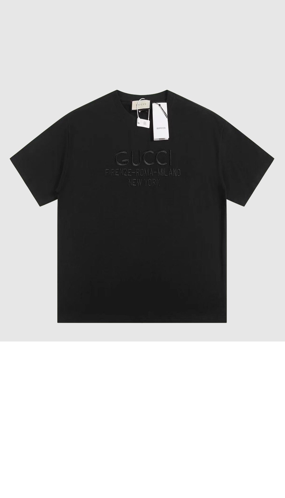 구찌 면 티셔츠