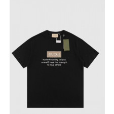 구찌 프린트 면 티셔츠