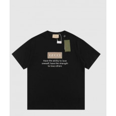 구찌 프린트 면 티셔츠