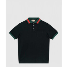 구찌 면 폴로 셔츠