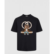 구찌 프린트 면 티셔츠