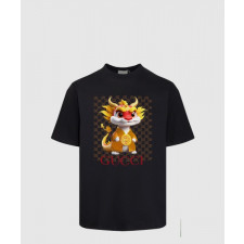 구찌 프린트 면 티셔츠