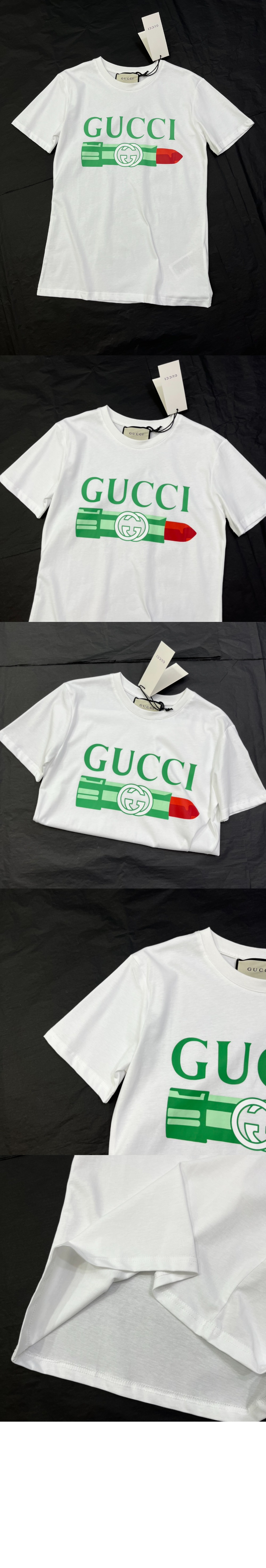 구찌 로고 프린트 반팔