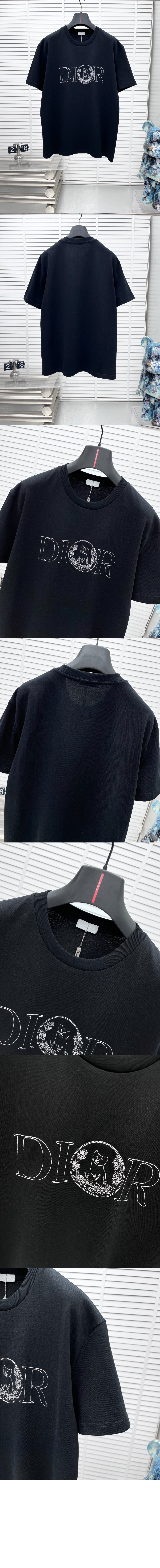 디올 캐주얼 핏 티셔츠