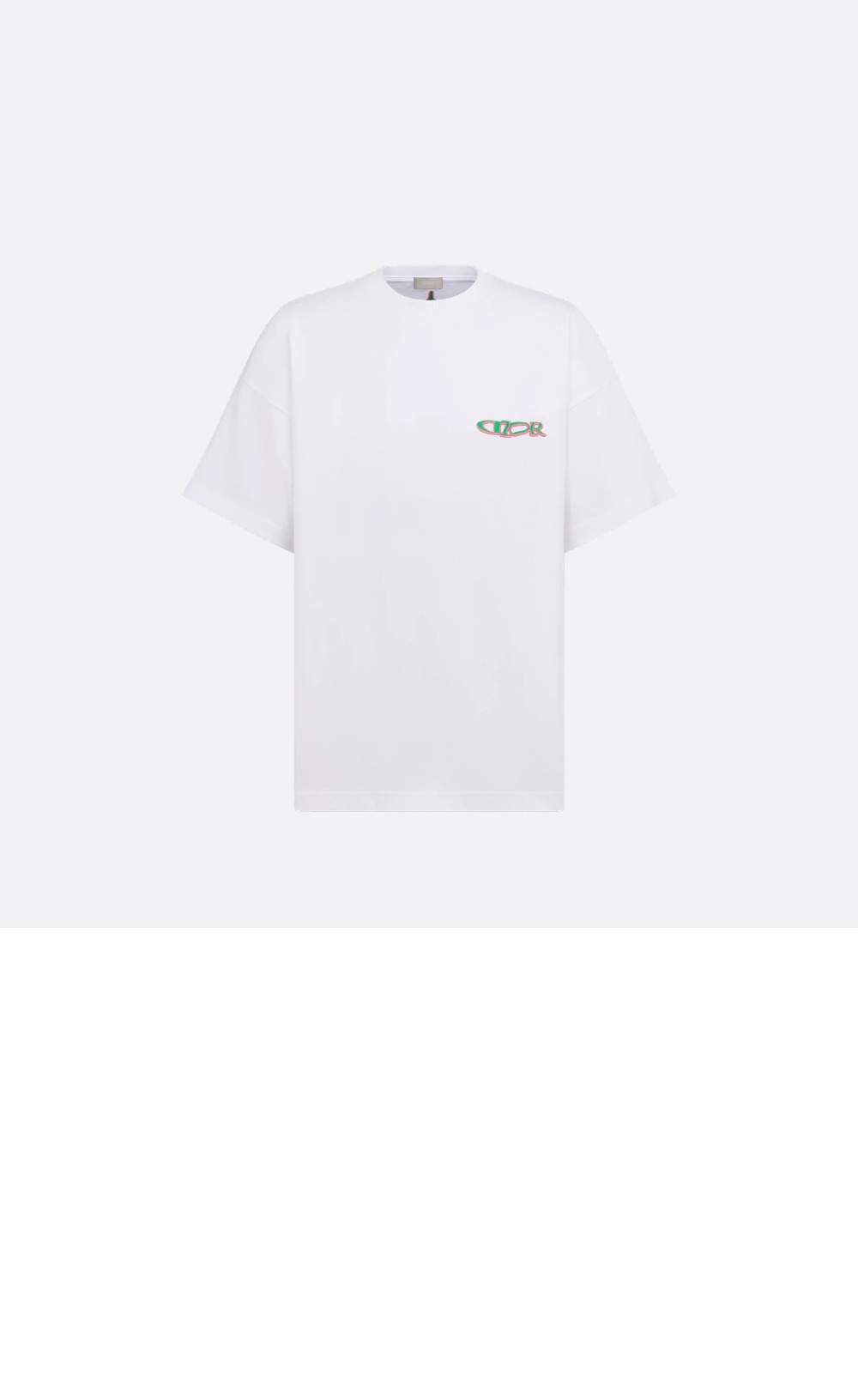 디올 오버사이즈 핏 티셔츠