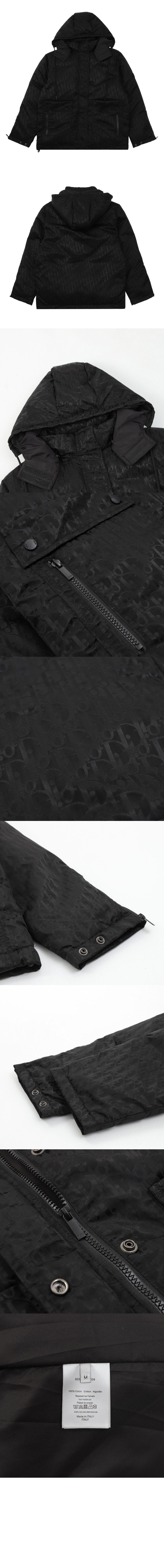 디올 로고 집업 자켓