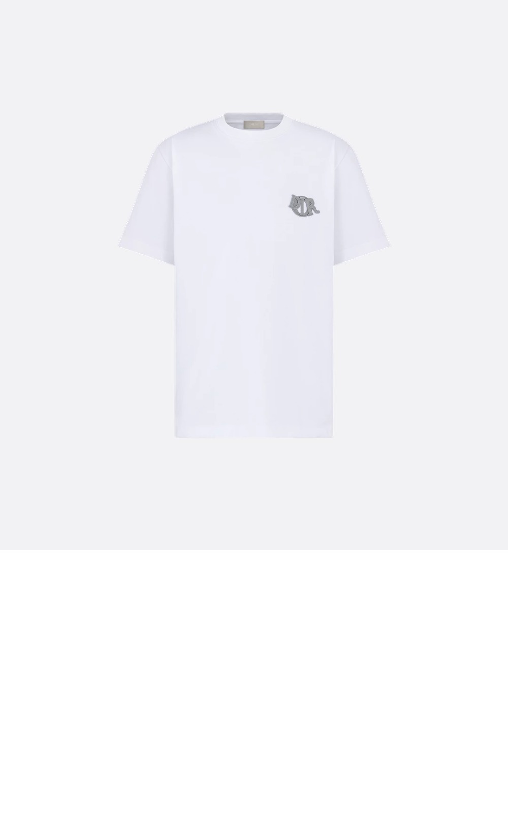 디올 로고 프린트 반팔