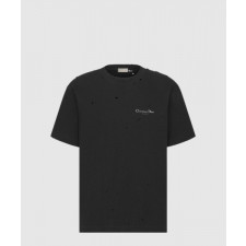 디올 로고 프린트 반팔