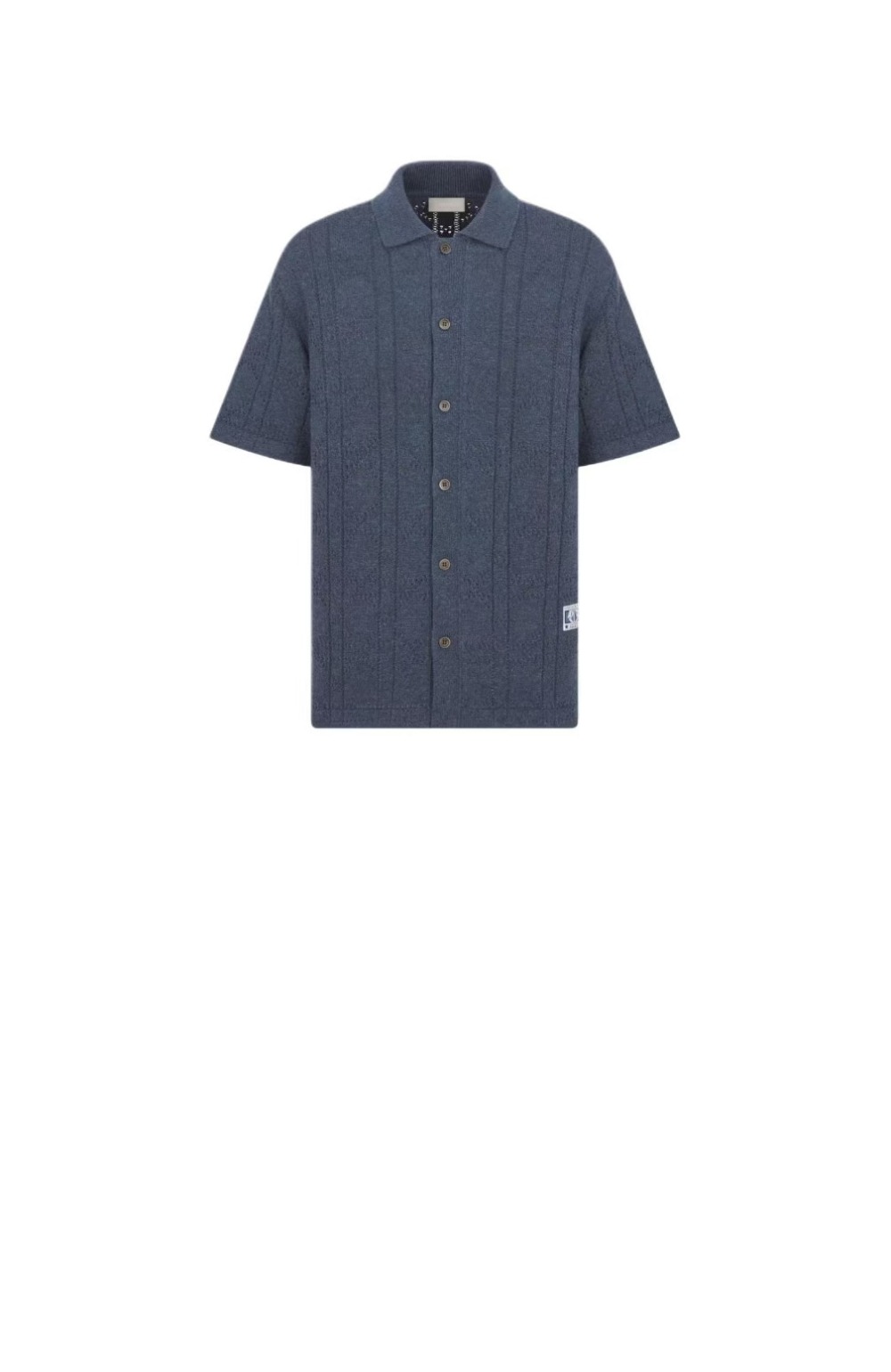 디올 로고 니트 코트