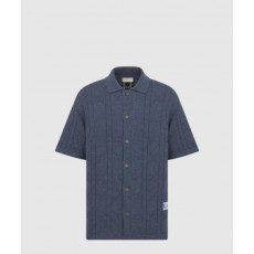 디올 로고 니트 코트