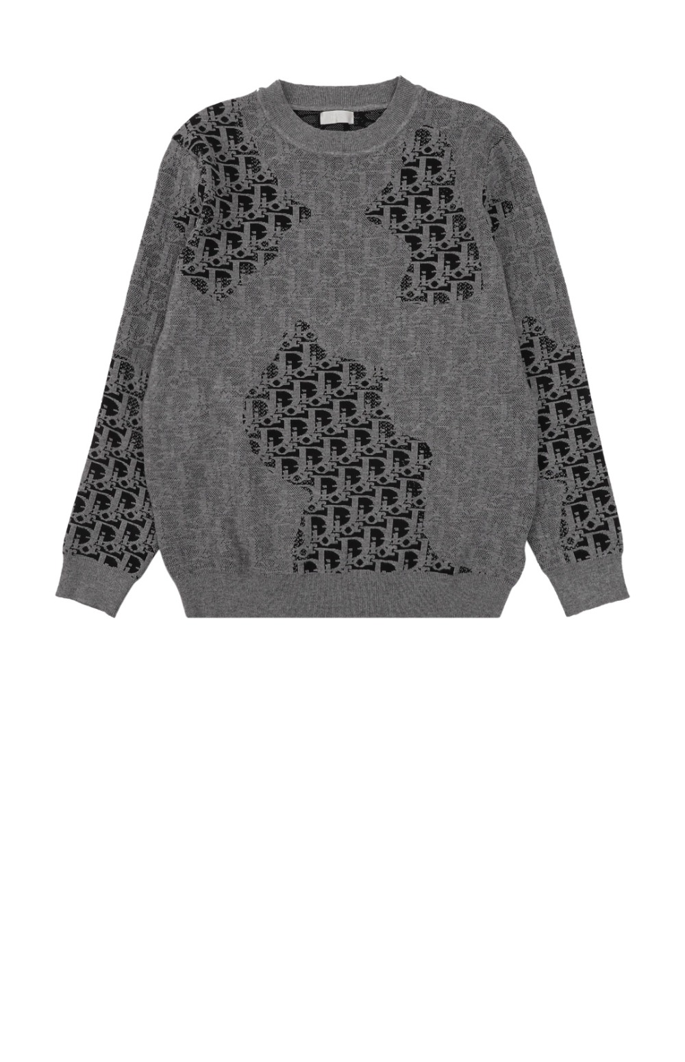 디올 프린트 니트 톱