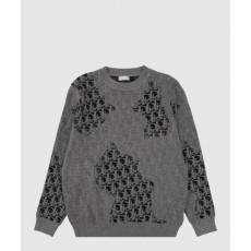 디올 프린트 니트 톱