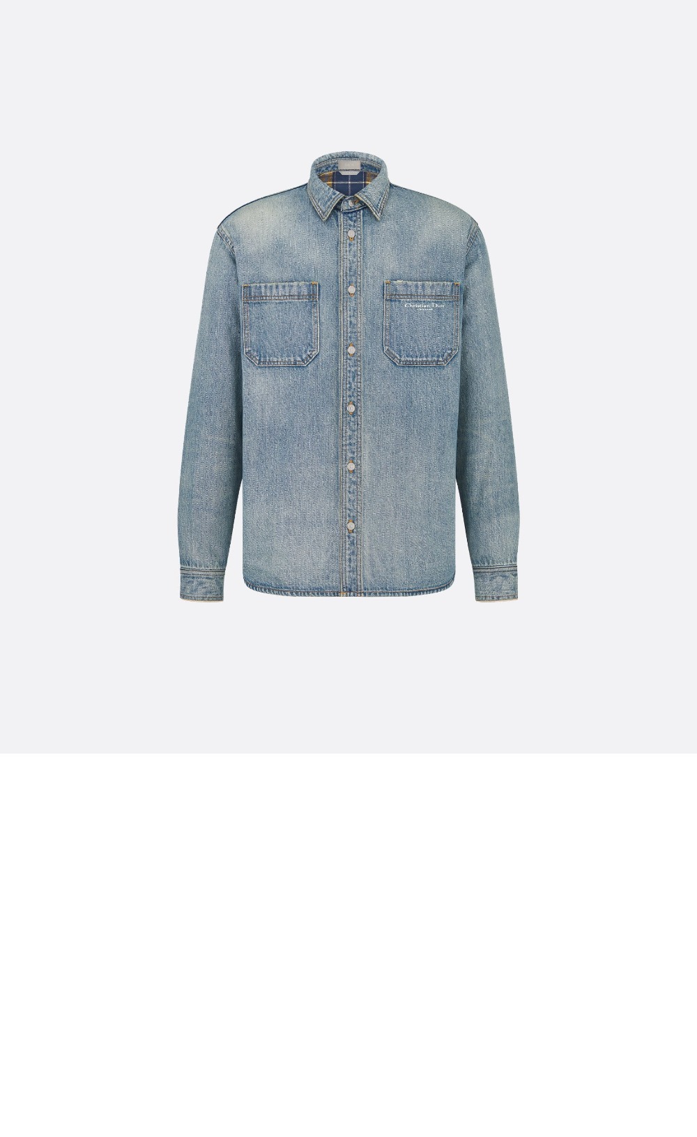 디올 로고 프린트 셔츠 톱