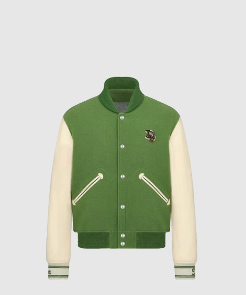 디올 로고 프린트 재킷