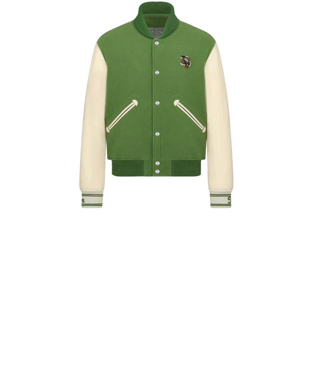 디올 로고 프린트 재킷