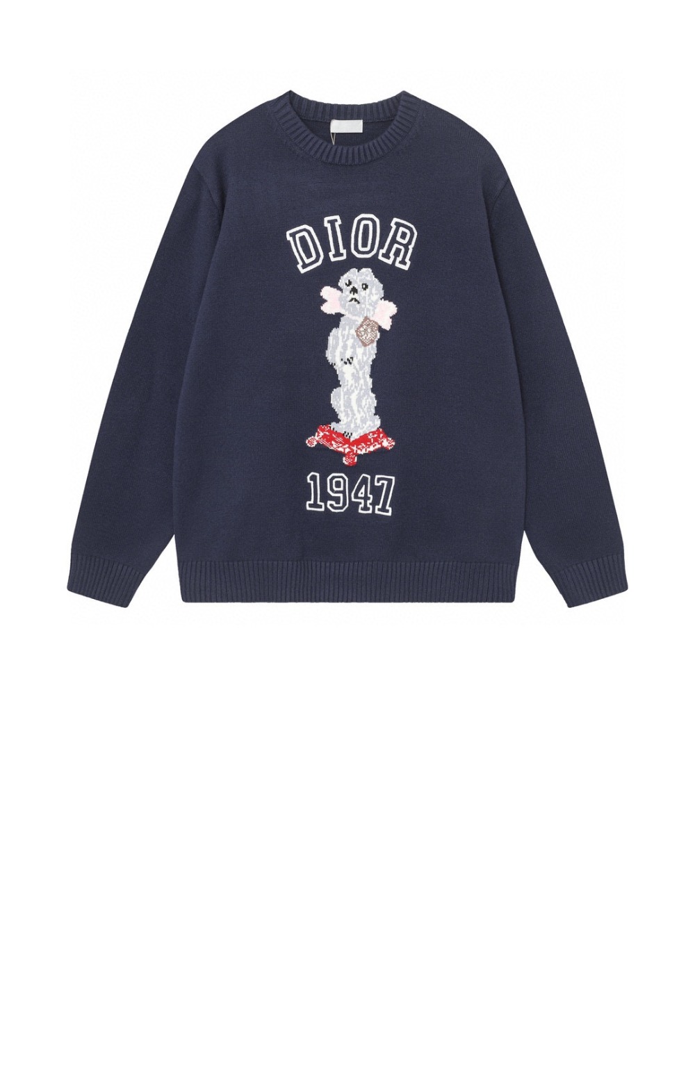 디올 캐시미어 자카드 스웨터