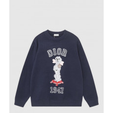 디올 캐시미어 자카드 스웨터