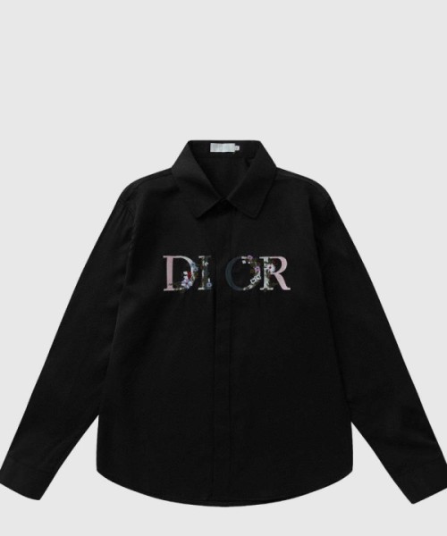 디올 로고 프린트 셔츠 톱