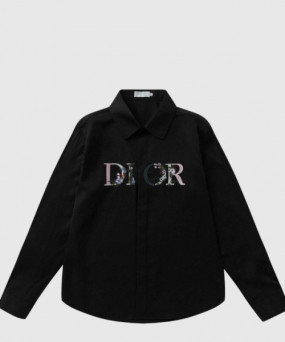 디올 로고 프린트 셔츠 톱