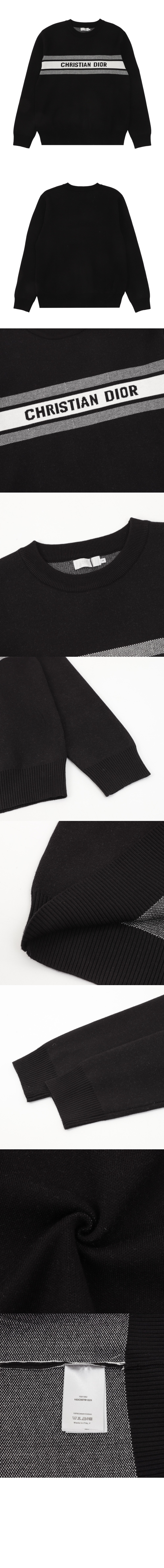 디올 크루넥 스웨터