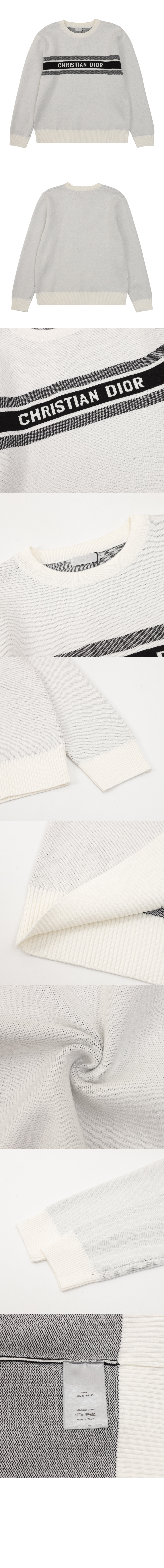 디올 크루넥 스웨터