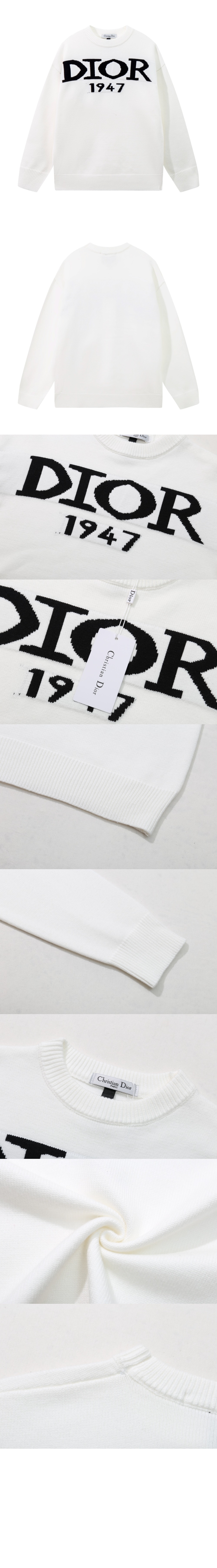 디올 크루넥 스웨터