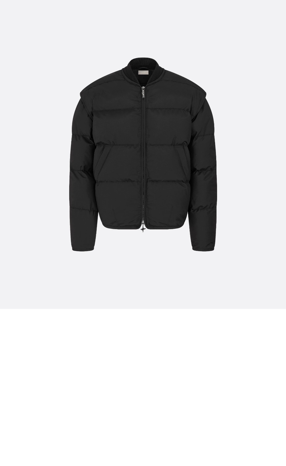 디올 탈착식 슬리브 푸퍼 재킷