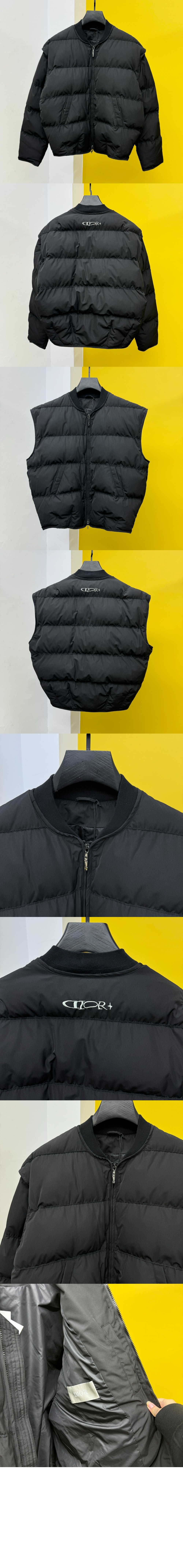 디올 탈착식 슬리브 푸퍼 재킷