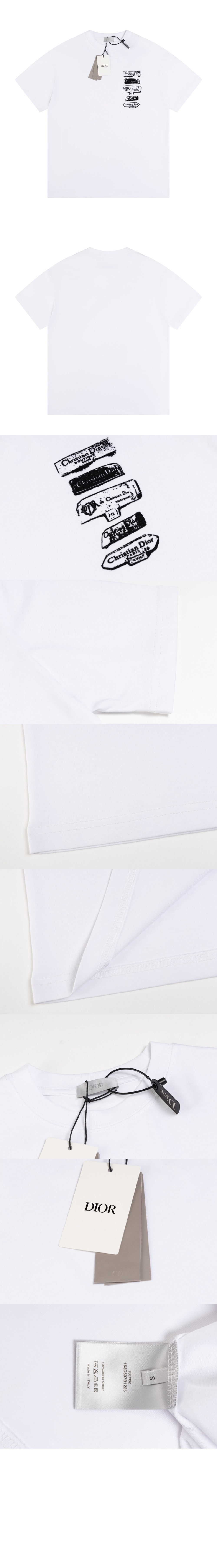 디올 티셔츠 캐주얼 핏