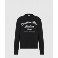 디올 프린트 니트 톱