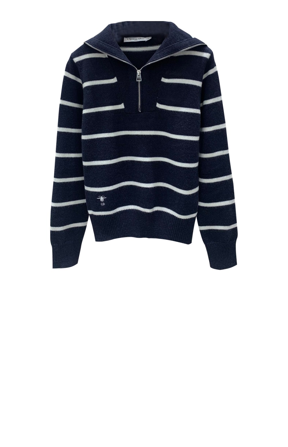 디올 프린트 니트 톱